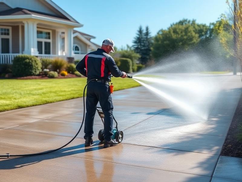 Professional pressure washing